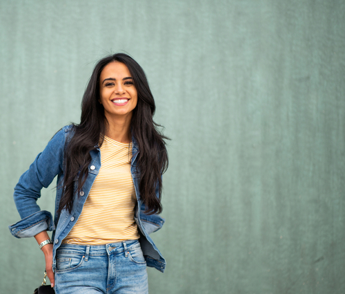 smiling woman